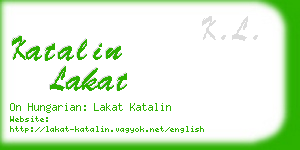 katalin lakat business card